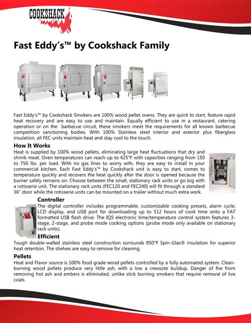 Cookshack Fast Eddy’s