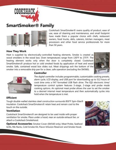 Cookshack SmartSmoker® Family
