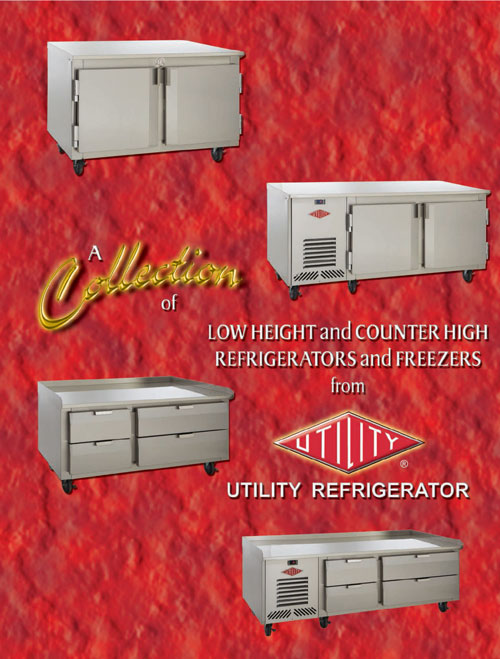 Utility Low Height & Counter High Refrigerators & Freezers